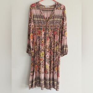 Floral Bohemian Midi Dress